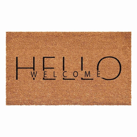 Calloway Mills Doormat, Coir/Vinyl, 17 in W x 29 in L 112021729
